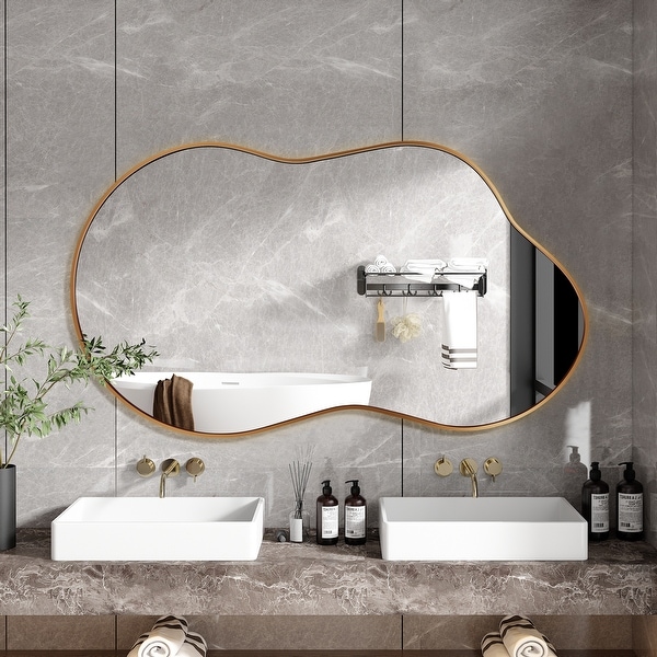 Irregular Wall Mirror Decorative Asymmetrical Mirror On Sale Bed Bath Beyond 39086339