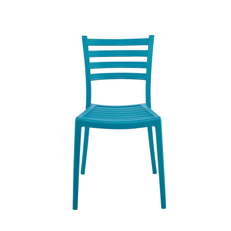 Porthos Home Faro Dining Chairs Set Of 4, PP Plastic, Stackable Design