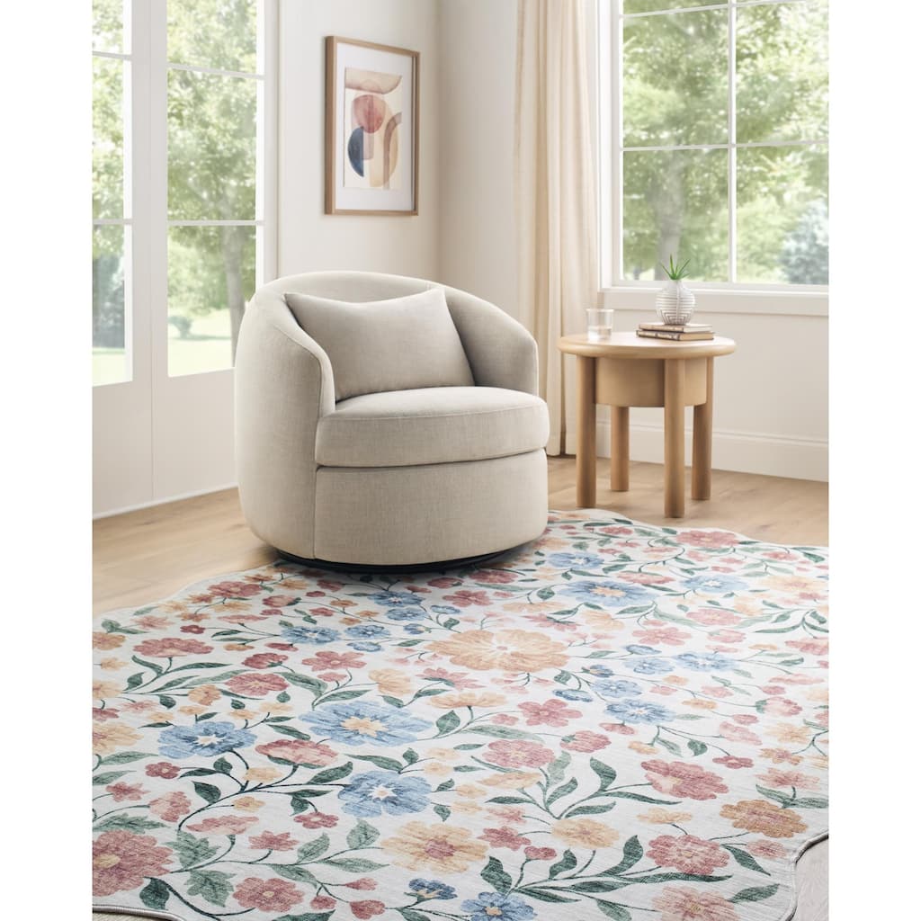 Livabliss Modern Lavable Area Rug