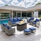 preview thumbnail 63 of 104, Gymojoy Outdoor Fire Pit Conversation Set, Patio Furniture with Cushions