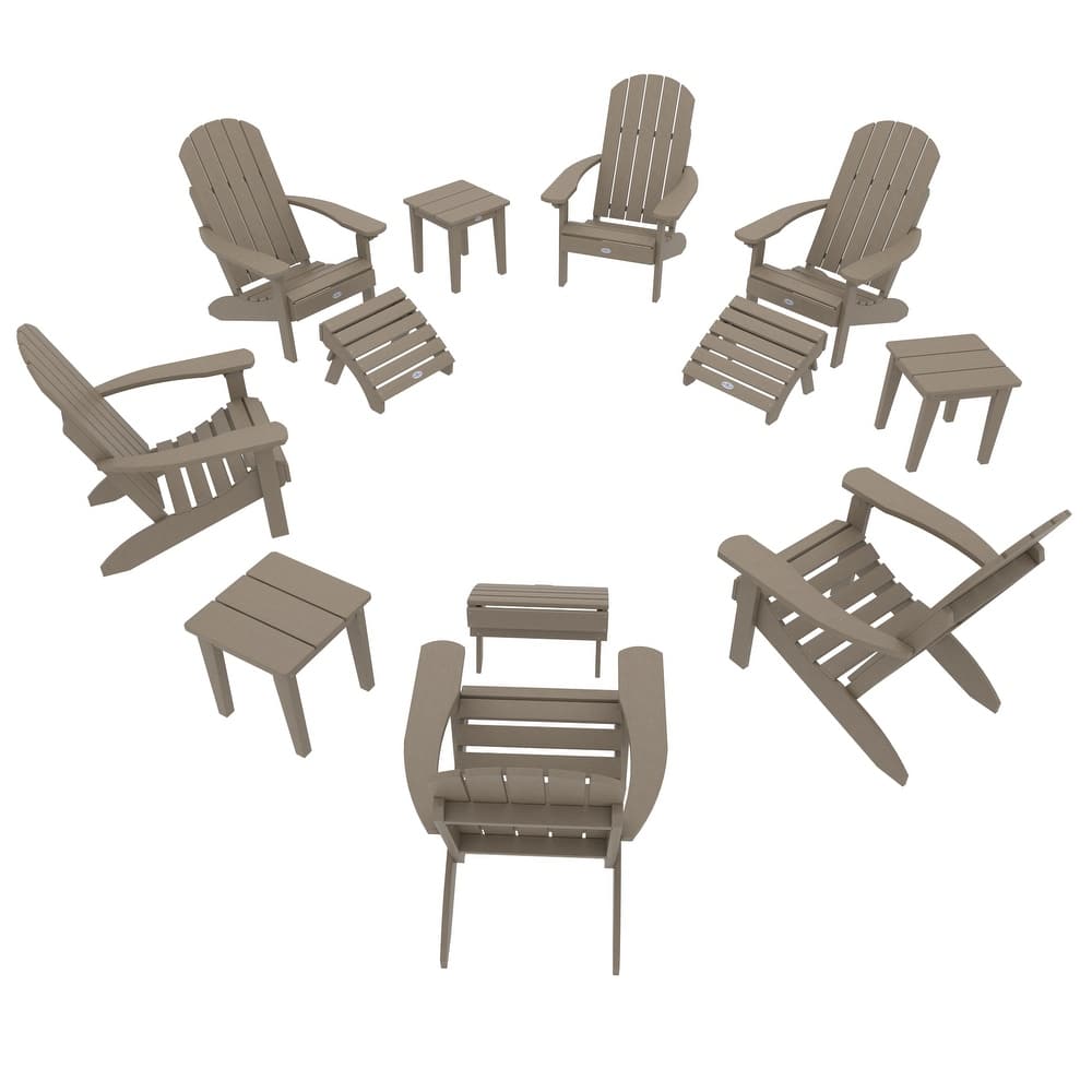 BAHIA VERDE OUTDOORS 12-Piece Adirondack Conversation Set