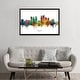 preview thumbnail 13 of 13, iCanvas "Dayton Ohio Skyline" by Michael Tompsett Framed