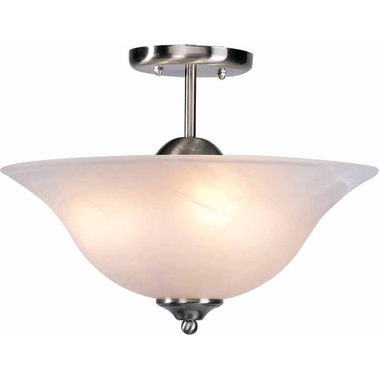 Volume Lighting Minster 3 Light Semi-Flush Ceiling Fixture