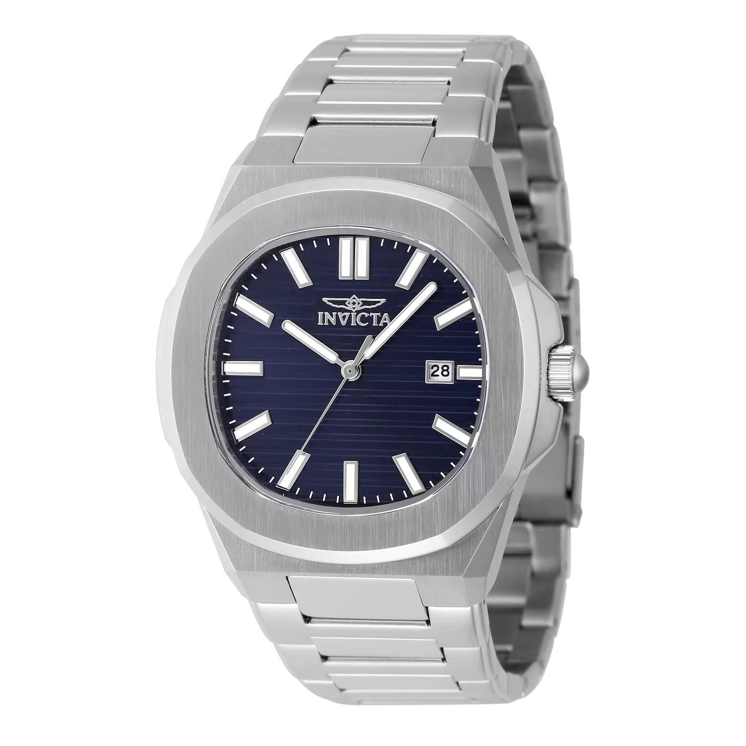 Invicta Men's 48320 Speedway Quartz 3 Hand Blue Dial Watch