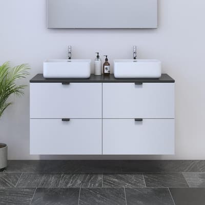 Ines 4S 120 Floating Bathroom Vanity (48" Width)
