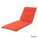 preview thumbnail 18 of 88, Salem Outdoor Chaise Lounge Cushion by Christopher Knight Home
