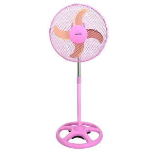 3 Speed 12in Oscillating Stand Fan | Overstock.com Shopping - The Best Deals on Fans | 39526109