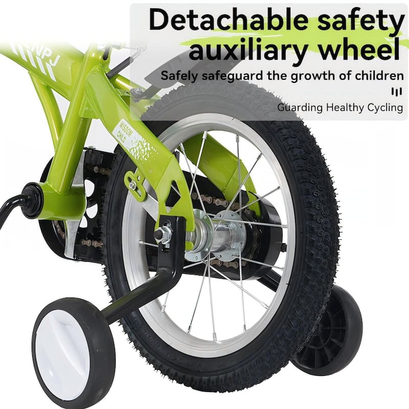16 inch sporty kids bike with training wheels