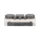 preview thumbnail 6 of 6, Sagebrook Home 8" Marble Boombox Decorative Object - White and Black - 8" x 2" x 5"