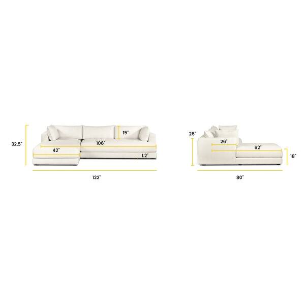 Poly and Bark Marcel Sectional Sofa On Sale Bed Bath & Beyond