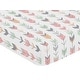 preview thumbnail 3 of 4, Sweet Jojo Designs Coral and Mint Mod Arrow Collection Fitted Crib Sheet