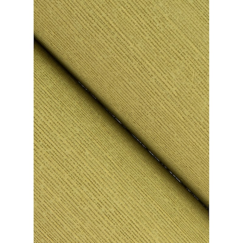 A-Street Prints Yunri Chartreuse Sisal Grasscloth Wallpaper