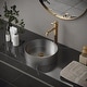 preview thumbnail 5 of 6, Karran Cinox Stainless Steel Round Vessel Sink
