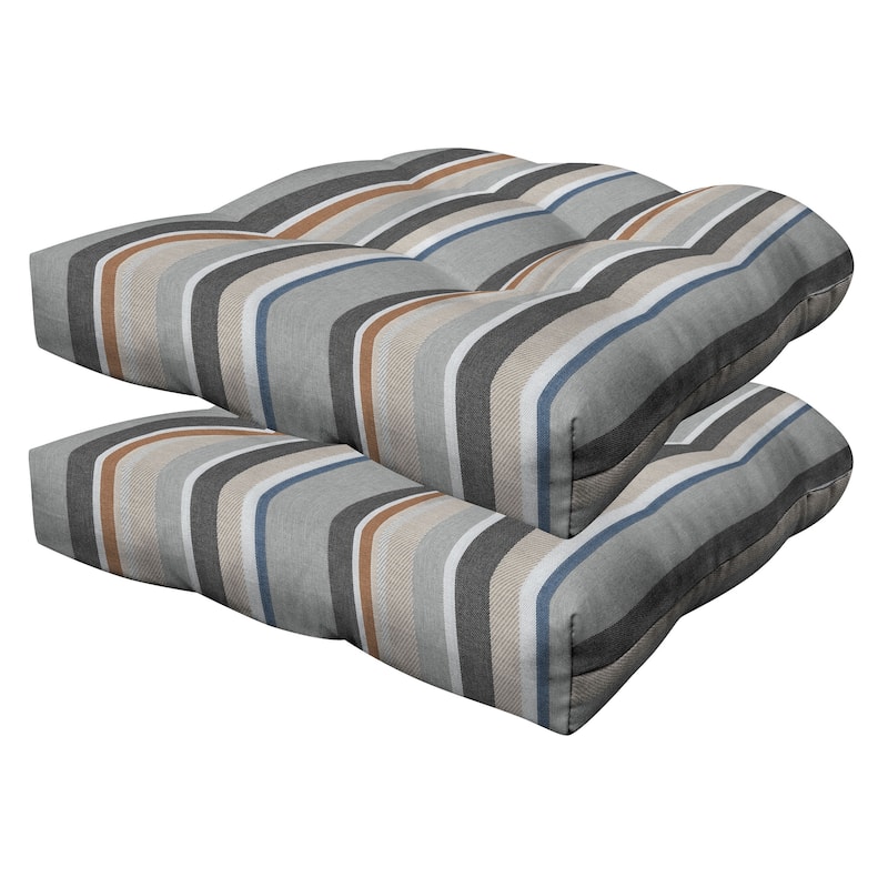 Contoured Tufted Dining Seat Cushion (2-Pack)