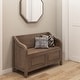 preview thumbnail 34 of 39, WYNDENHALL Hampshire SOLID WOOD 42 inch Wide Traditional Entryway Storage Bench - 42 W x 18 D x 29.5 H