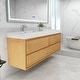 preview thumbnail 16 of 45, Morava 60" Floating Vanity with Double Sink