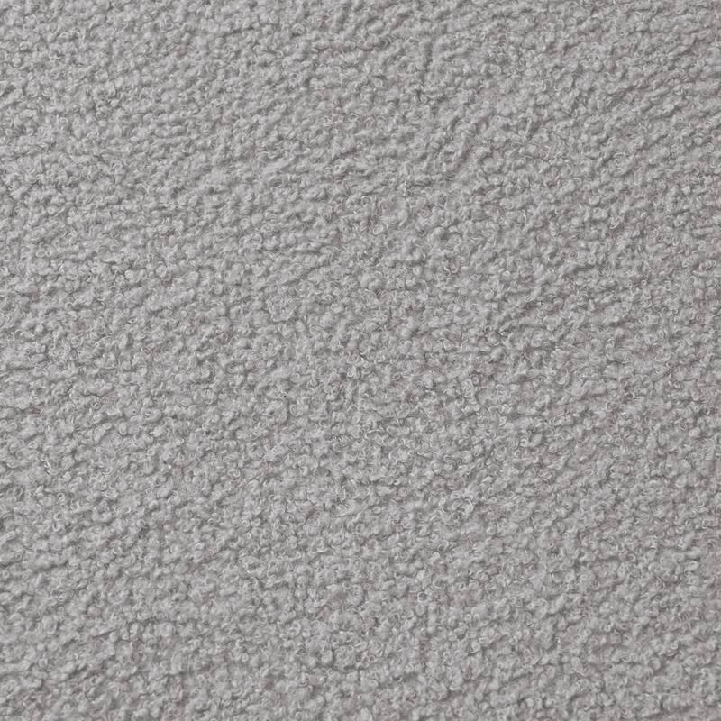 Roomfitters Curved Four Seater Sofa Teddy Velvet Fabric, Full Compression No-Assembly Couch for Small Spaces & Apartments