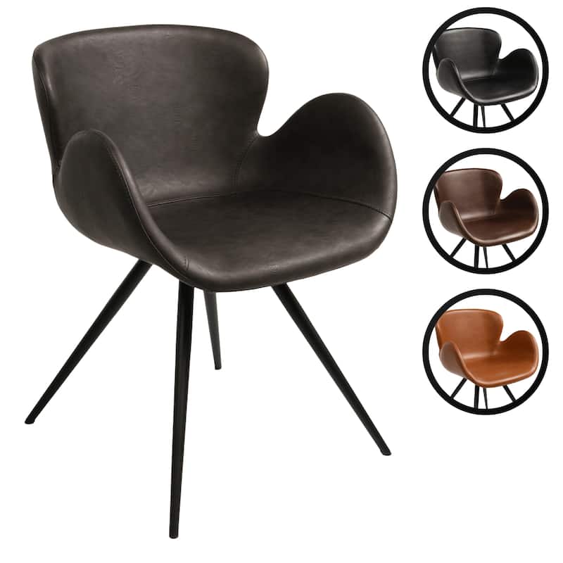 Furnish Theory Terra Serenity Dining Armchair Arm Chair w/ Various Artificial Leather (Polyurethane) Upholstery Covers