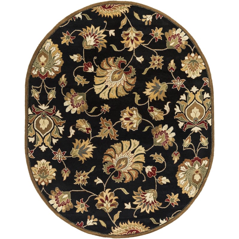 Livabliss Caesar Handmade Floral Wool Area Rug