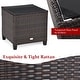 preview thumbnail 81 of 81, Costway 3PCS Patio Rattan Furniture Set Cushioned Conversation Set - See Details
