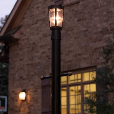 Amphora Bulb Solar Powered Light with Pier and 3inch Fitter Mount