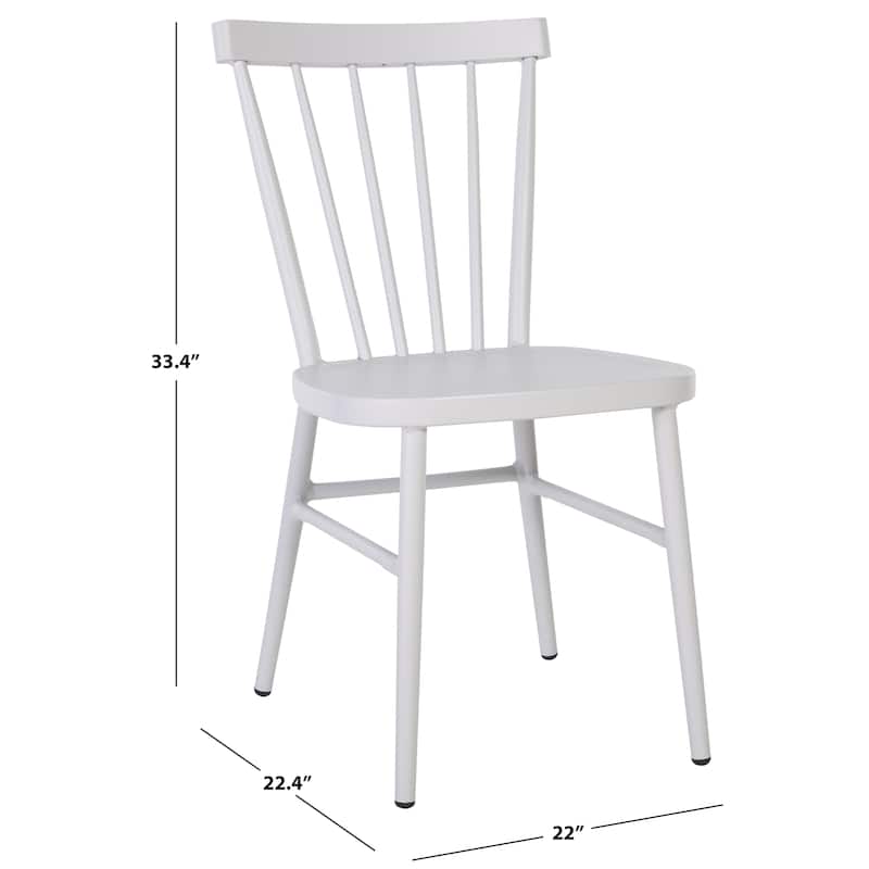 SAFAVIEH Outdoor Patio Furniture Core Spindle Chair (Set of 2) - 18"W x 22"D x 33"H