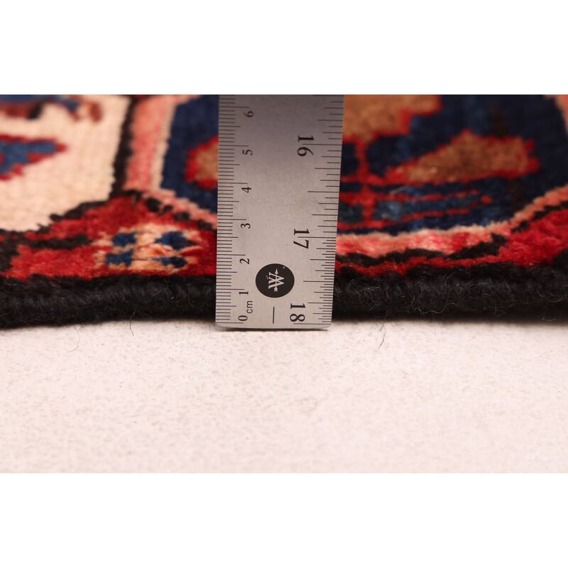 ECARPETGALLERY Hand-knotted Anatolian Vintage Dark Navy Wool Rug - 4'7 x 11'10