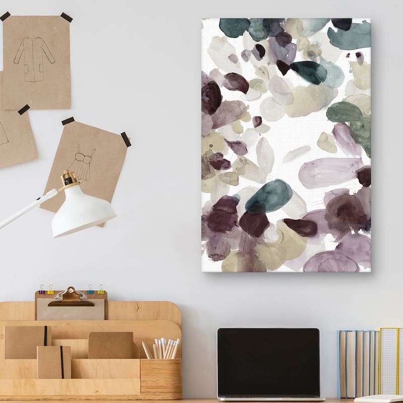 Butterfly Dance in Neutral D by Allyson Fukushima Canvas Art Print