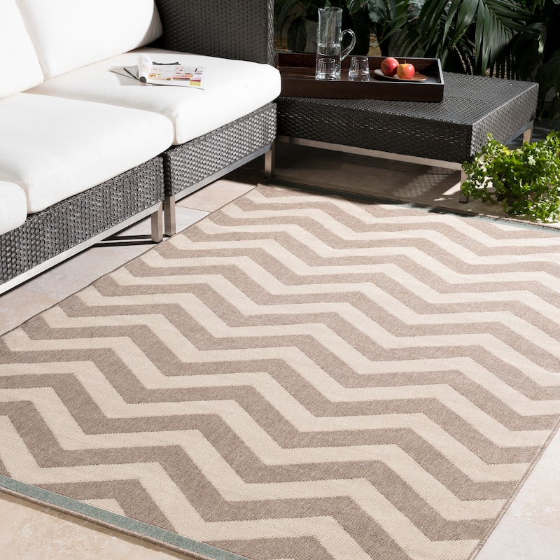 Artistic Weavers Chevron Stripe Indoor/ Outdoor Area Rug