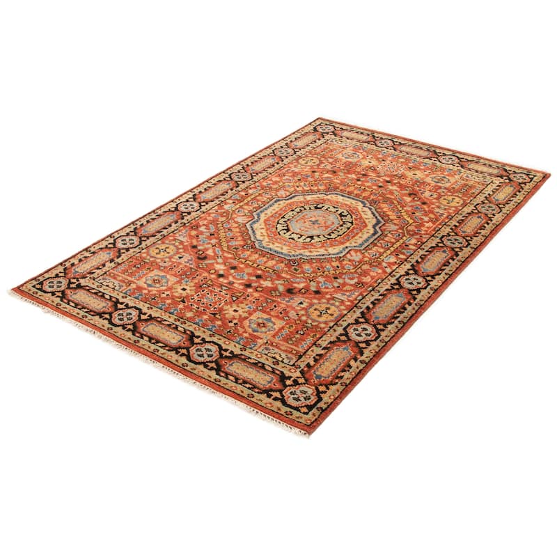 ECARPETGALLERY Hand-knotted Jules Serapi Red Wool Rug - 5'11 x 9'2