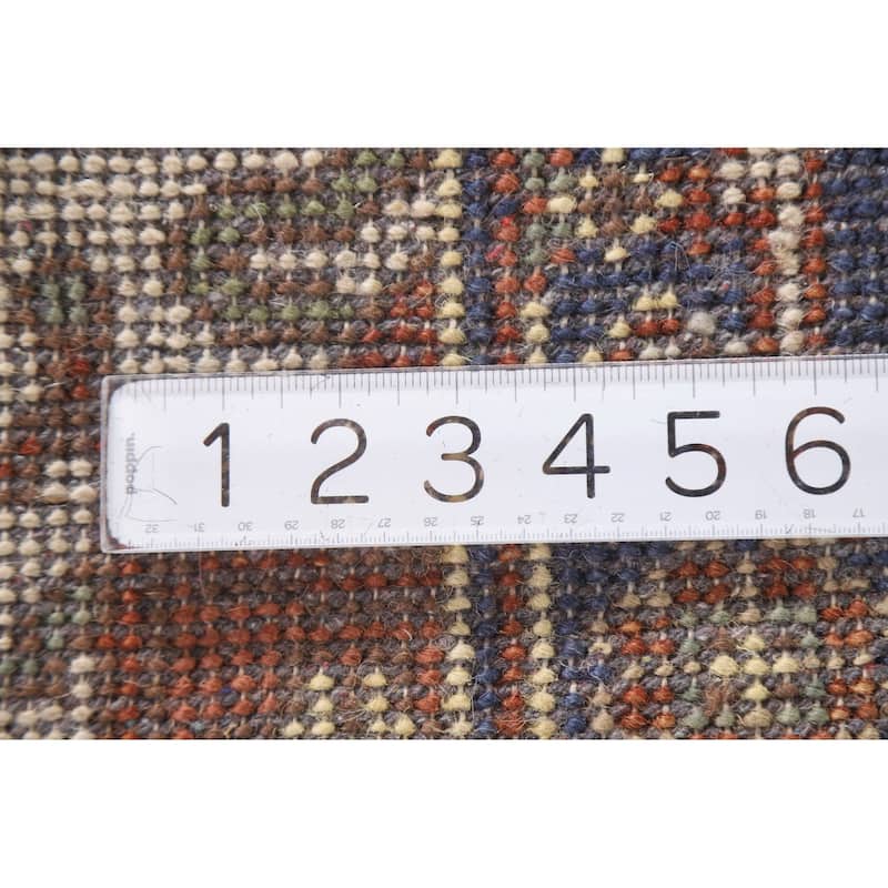 Orange Heriz Indian Runner Rug Hand-knotted Wool Carpet - 2'6"x 7'11"