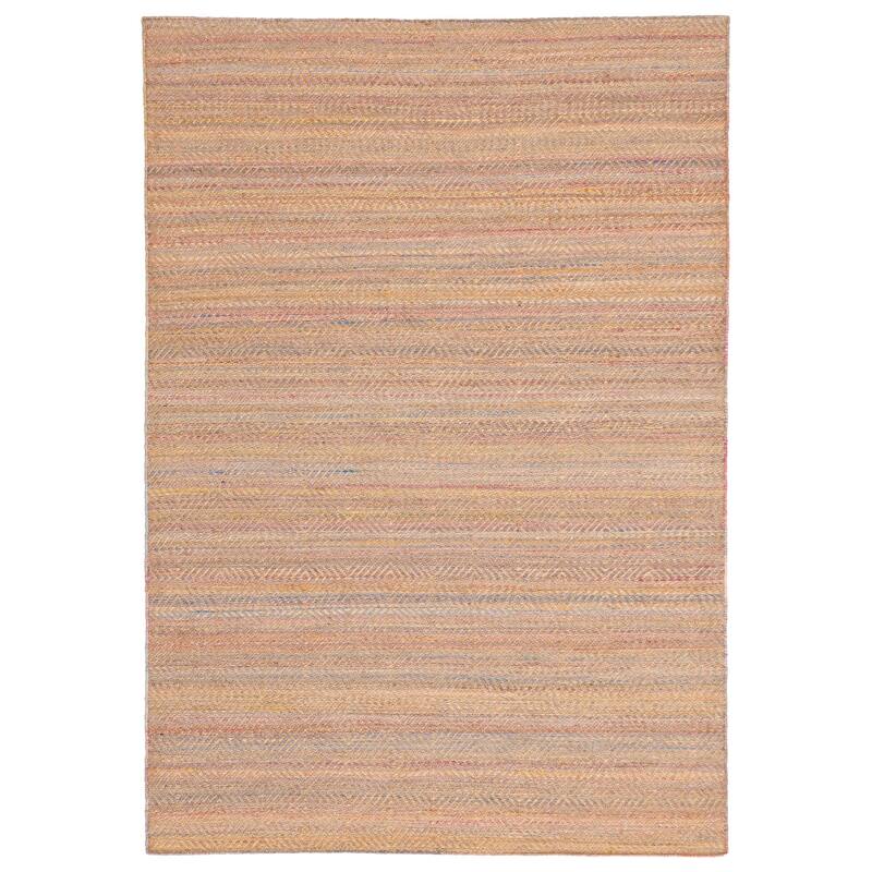 ECARPETGALLERY Flat-Weave Palas Denizli Tan Kilim - 5'4 x 7'6
