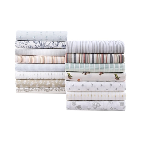 Tommy Bahama Cotton Printed Sheet Sets and Pillowcase Pairs