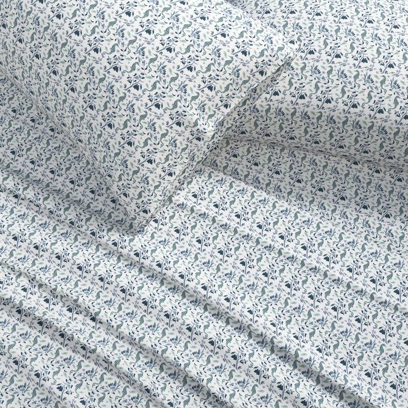 Patina Vie Maison Brushed Microfiber Charming Coastal Sheet Set