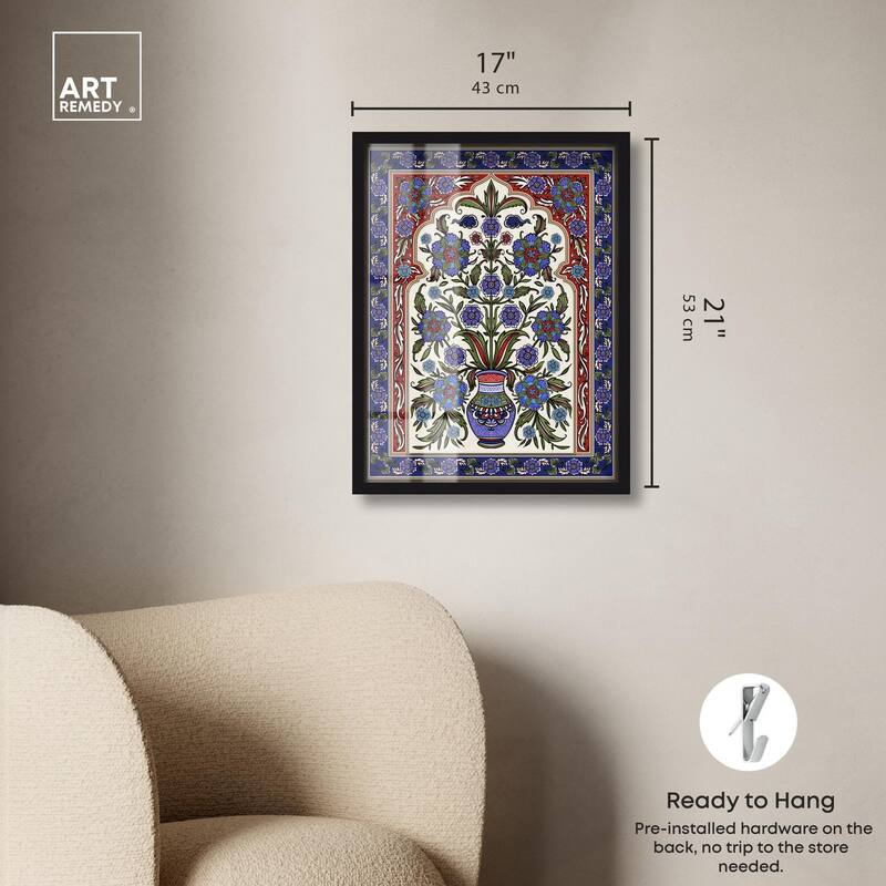 Royal Vase Bloom Shadowbox by Art Remedy