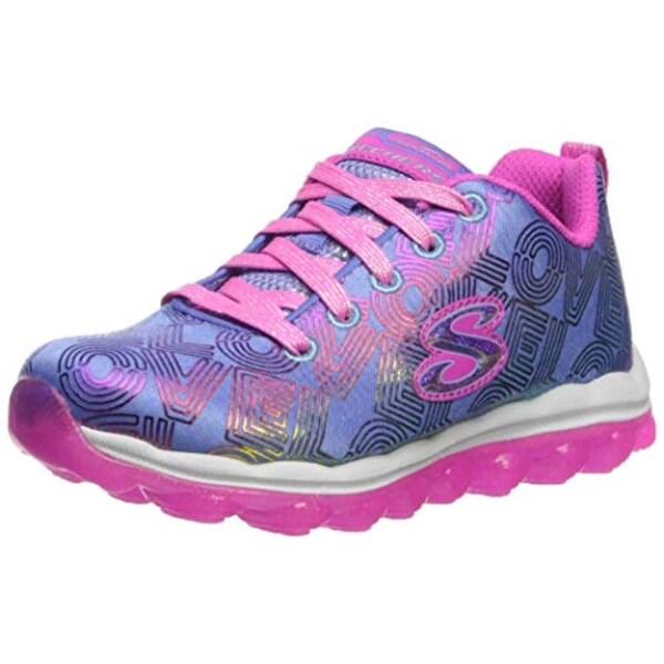 skechers air cooled memory foam purple