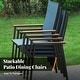 preview thumbnail 34 of 41, MAISON ARTS 7 / 9- Piece Outdoor Patio Dining Set, 1 Expandable Metal Table & 6 / 8 Textilene Chairs