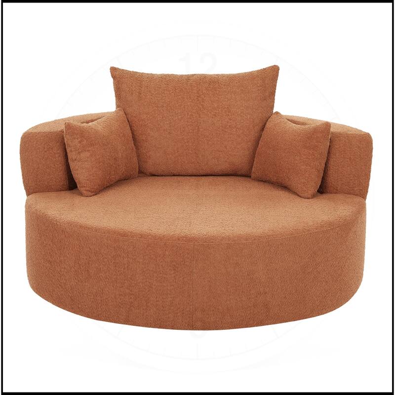 360 Degree Swivel Chair with 3 Removable Pillows