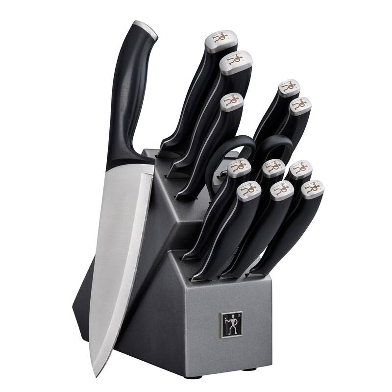 Henckels Assure 14-pc Knife Block Set - Black - Black - 14 Piece - 14-pc
