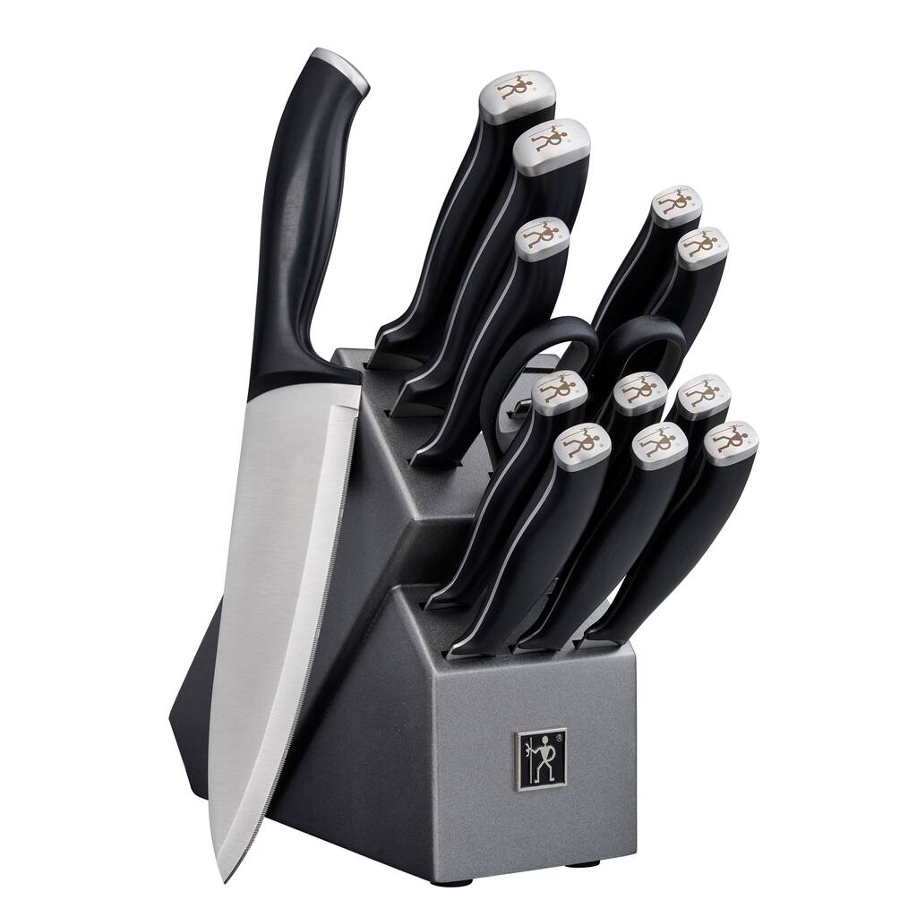Henckels Assure 14-pc Knife Block Set - Black