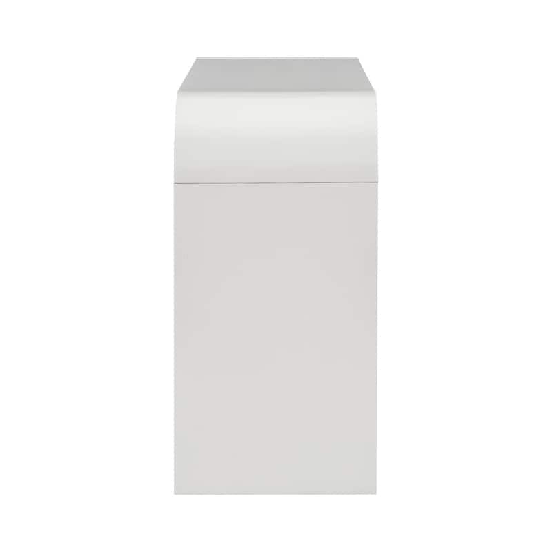 Modern Minimalist Console Table Space-Saving Sleek Entryway Table with Two Legs