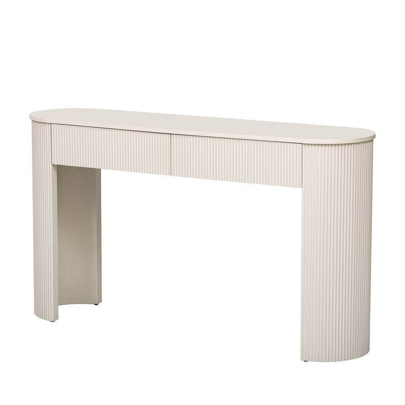 Console Table with sturdy legs and 2 Drawers