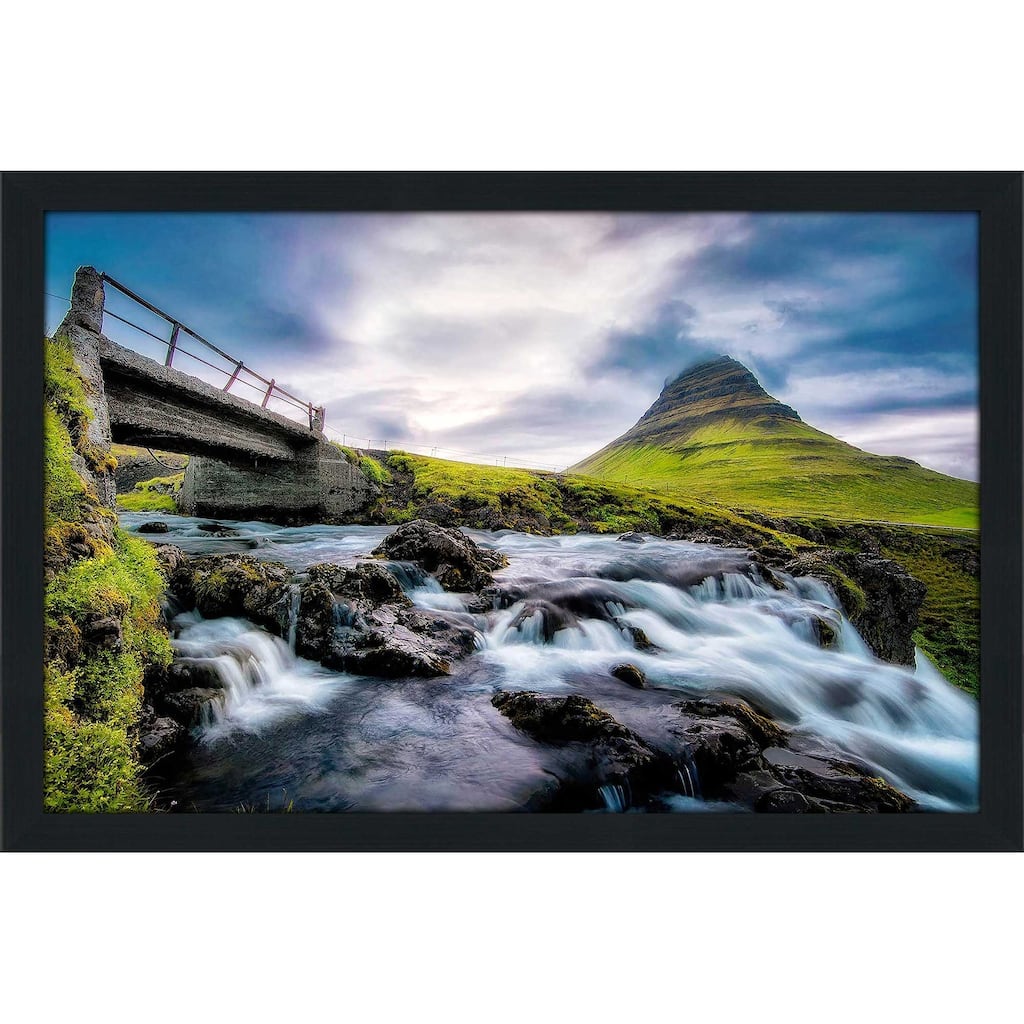 "An Evening at Kirkjufellfoss (Horizontal)" Print on Acrylic