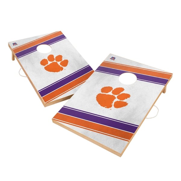 slide 2 of 5, Clemson University Tigers Regulation 2x4 Cornhole Set