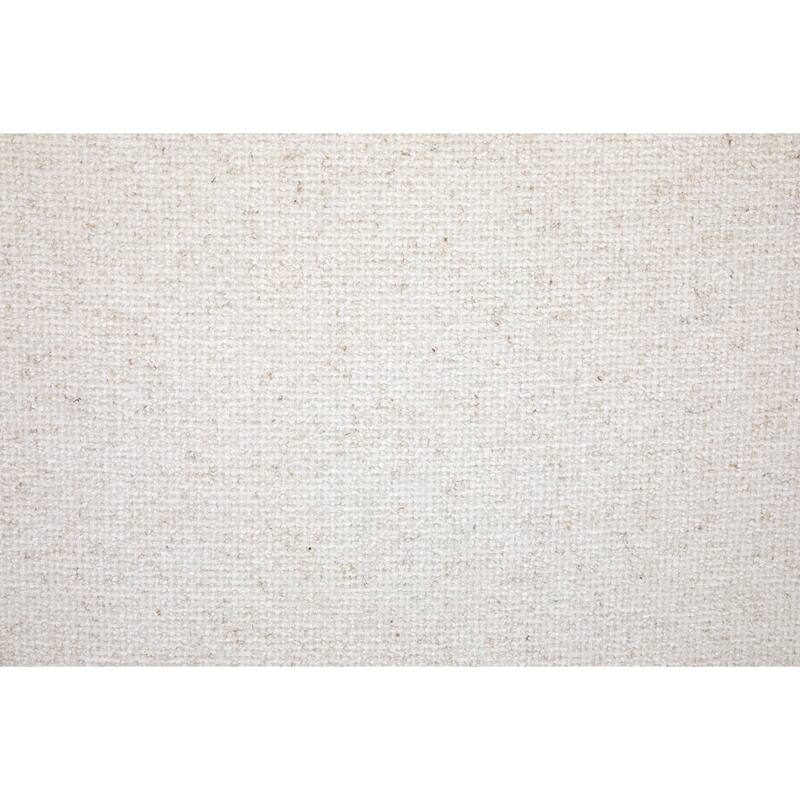 Magnussen Home Kingston Whisper White and Cerused Nutmeg Upholstered Panel Storage Bed