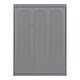 preview thumbnail 6 of 12, Full Size Murphy Bed Wall Bed with Shelves,Assembly Required,Gray