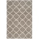 preview thumbnail 2 of 3, SAFAVIEH Hudson Shag Vitchka Glam Trellis 2-inch Area Rug - Grey/Ivory - 4' x 6'