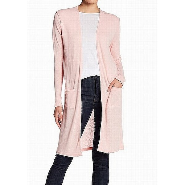 pink lightweight cardigan
