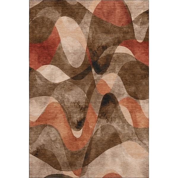 Premium Washable Super Soft Abstract Contemporary Mayfield Rug