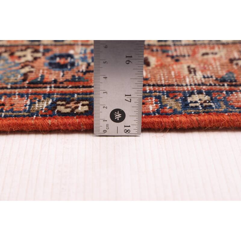 ECARPETGALLERY Hand-knotted Antalya Vintage Dark Copper Wool Rug - 9'4 x 12'10